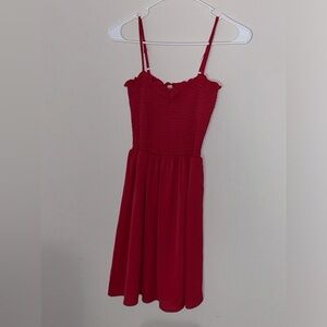 Adorable Red Summer Dress